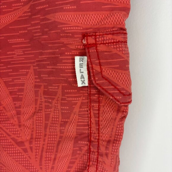 TOMMY BAHAMA Relax Swim Trunk Men XL Mesh Lined Orange Pocket Pull On Drawstring - Picture 4 of 7